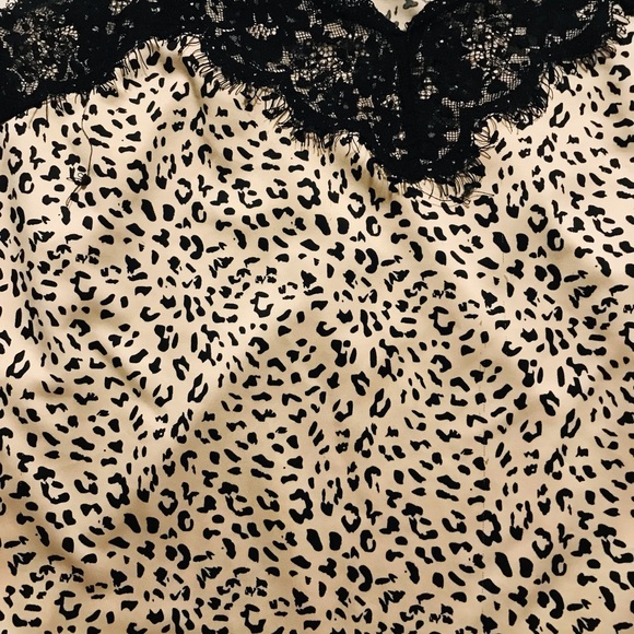 👑LEOPARD CHEETAH LACE CAMI TOP! - Picture 5 of 7